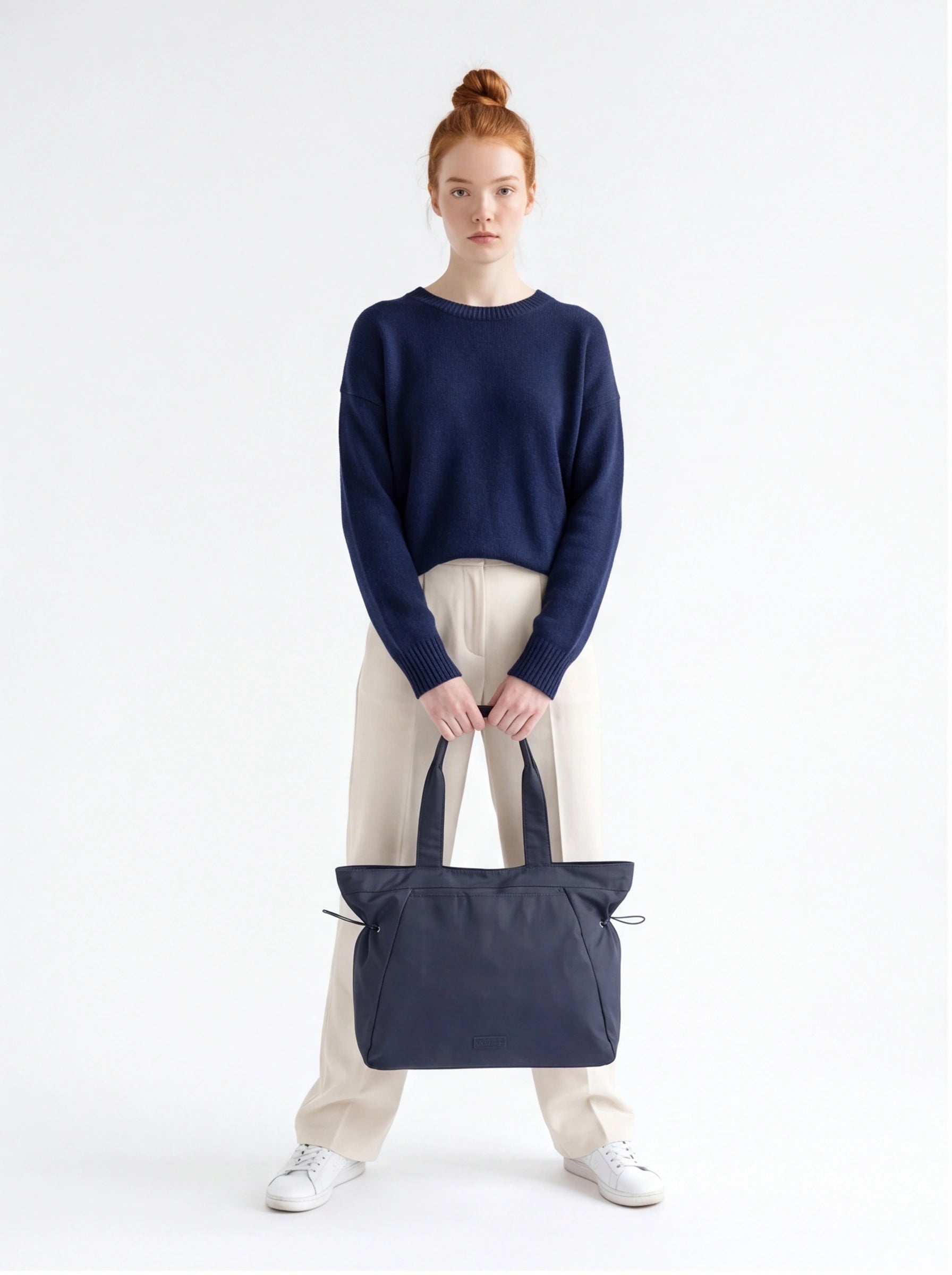 Taška shopper WINGS SOLENNE 14L prostorná NAVY BLUE