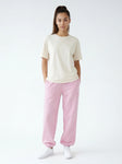 Pantaloni sportivi oversize da donna UNLEASH WINGS PINK