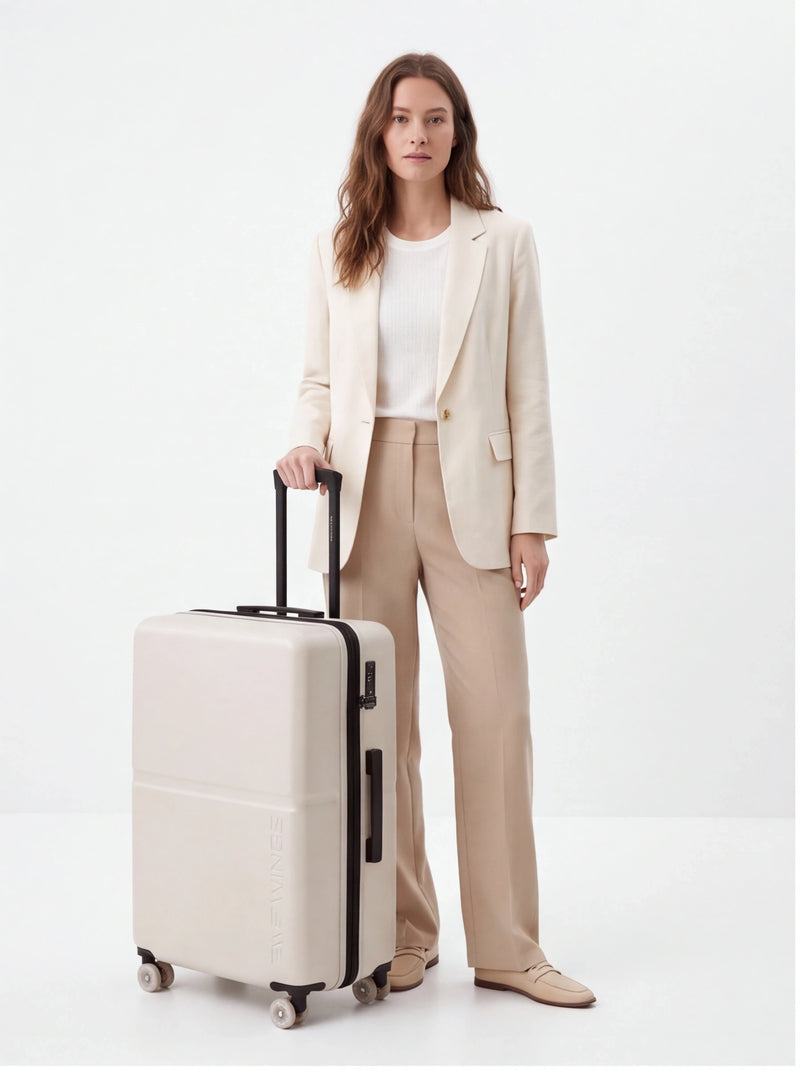 WINGS MAGPIE 28" LARGE SUITCASE BEIGE