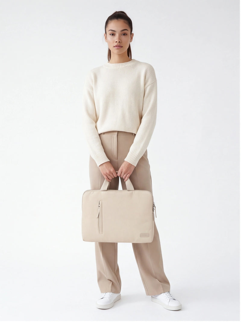 Kannettavan tietokoneen laukku WINGS SOLENNE 15,6 tuumaa BEIGE