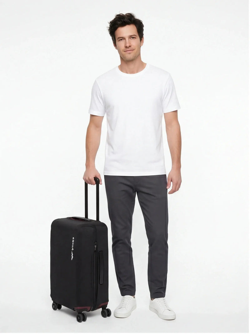 Cover for 24" Medium Suitcase Wings BLACK