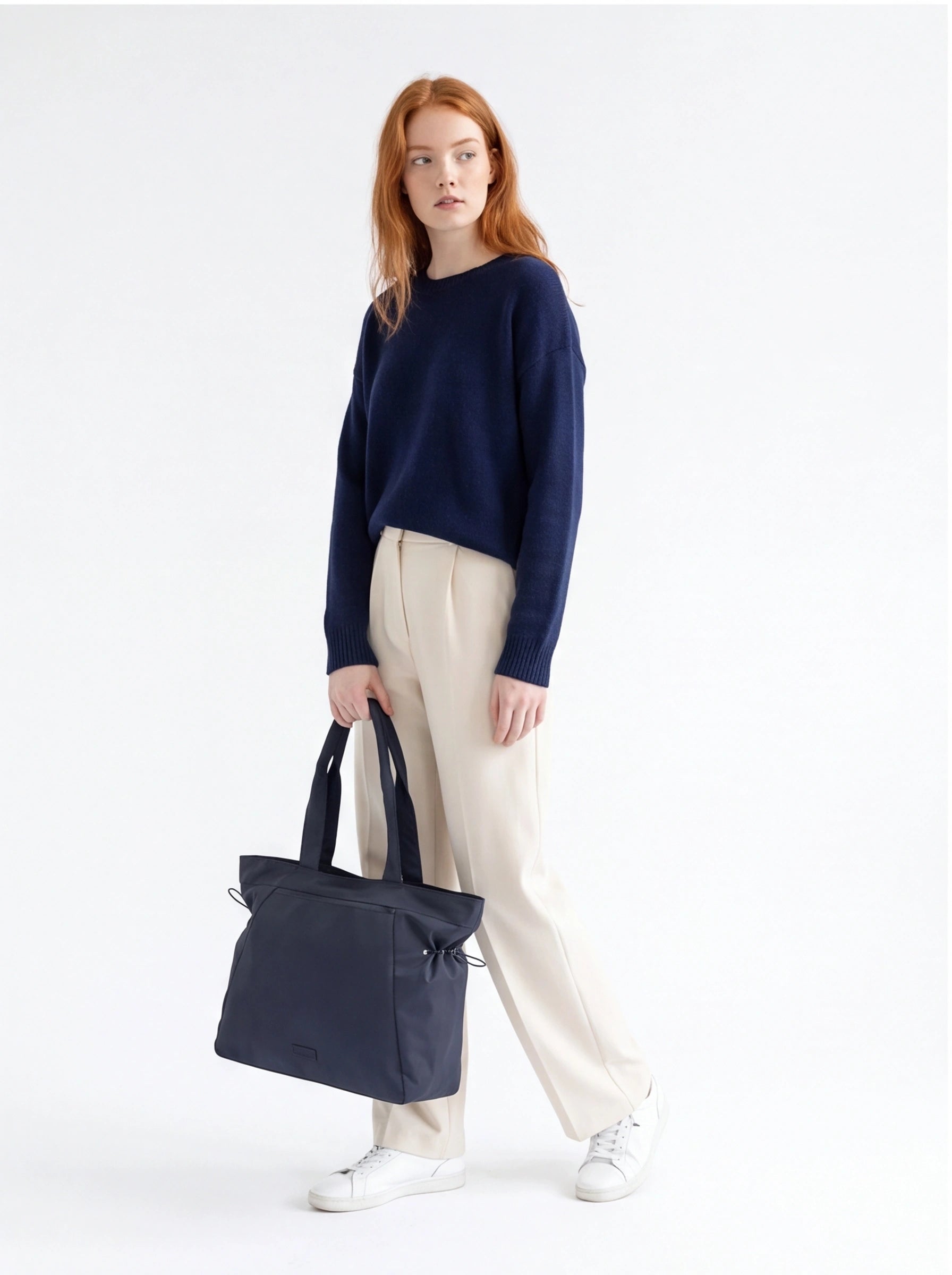 Taška shopper WINGS SOLENNE 14L prostorná NAVY BLUE