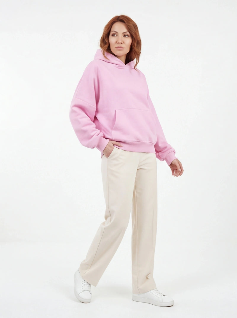 Oversized damtröja UNLEASH WINGS PINK