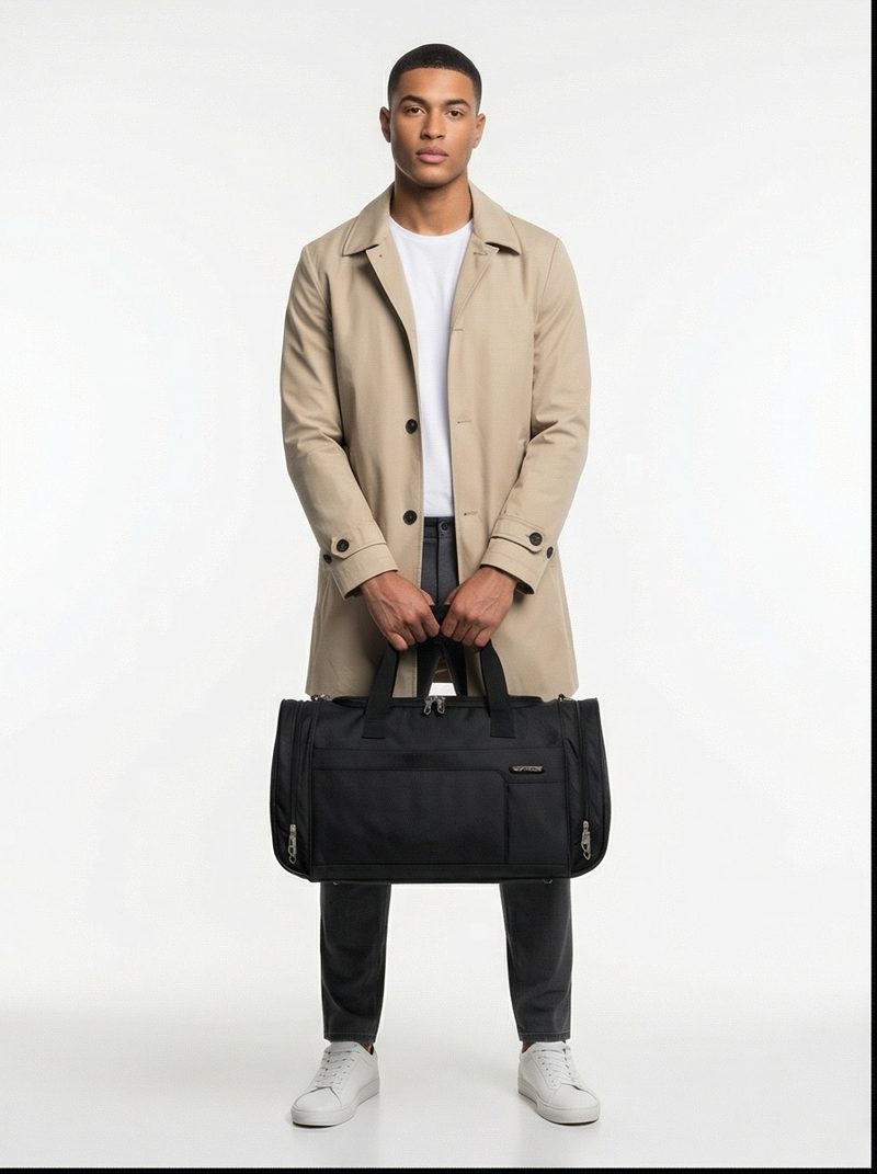 ROBIN Wings fekete kézipoggyász táska