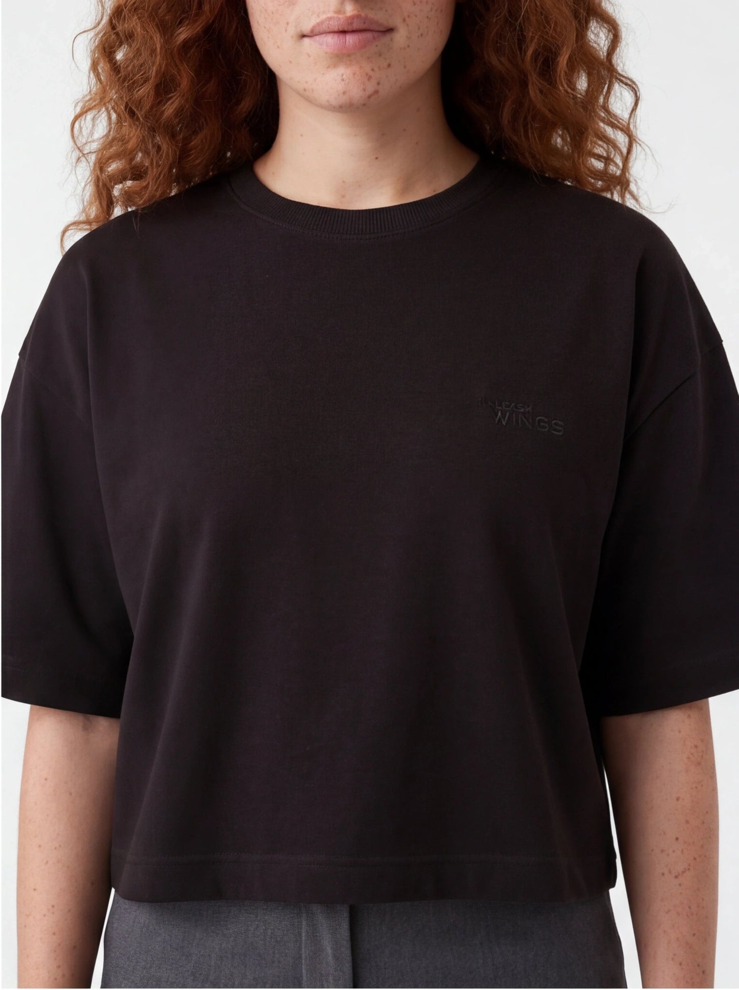 Koszulka damska oversize BLACK WINGS UNLEASH