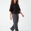 Oversized damt-shirt svart