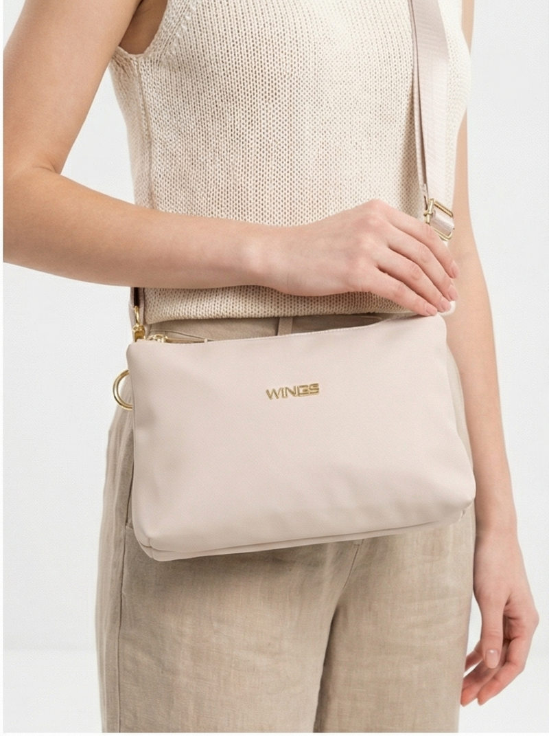 Športová taška ROSELLA s funkciou kozmetickej taštičky BEIGE