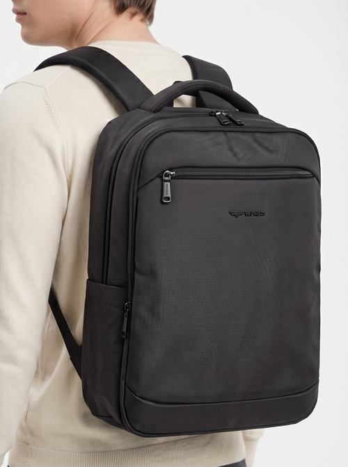 Large cabin travel backpack WINGS BRANT for laptop BLACK