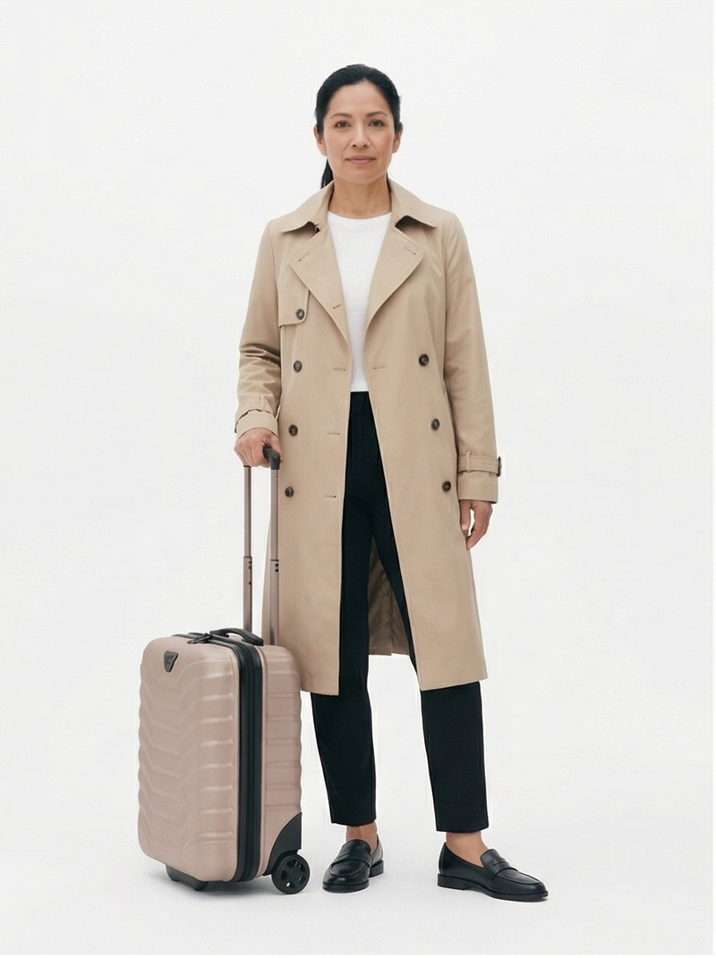 Mini kabinový kufr Wings PEWFOWL 16“ CHAMPAGNE