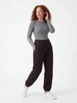 Pantaloni sport largi pentru femei UNLEASH WINGS NEGRU