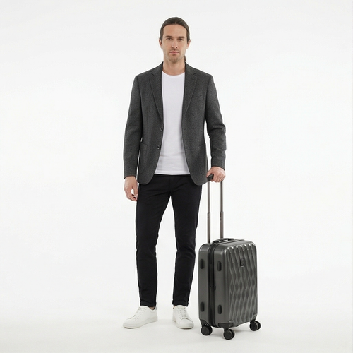 Кабинен куфар Wings PC Golden Eagle 20" ТЪМНО СИВ