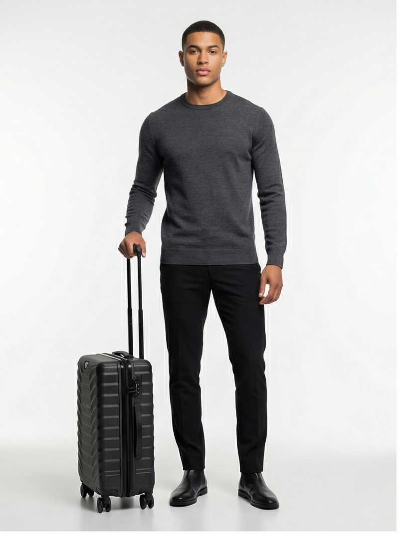 Kabinový kufr Wings PEAFOWL 20“ BLACK