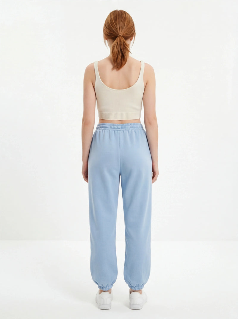 Oversized dammjukisbyxor UNLEASH WINGS PASTEL BLUE