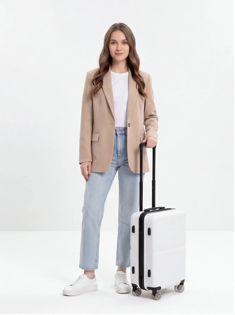 WINGS MAGPIE 20" CABIN SUITCASE OFF WHITE