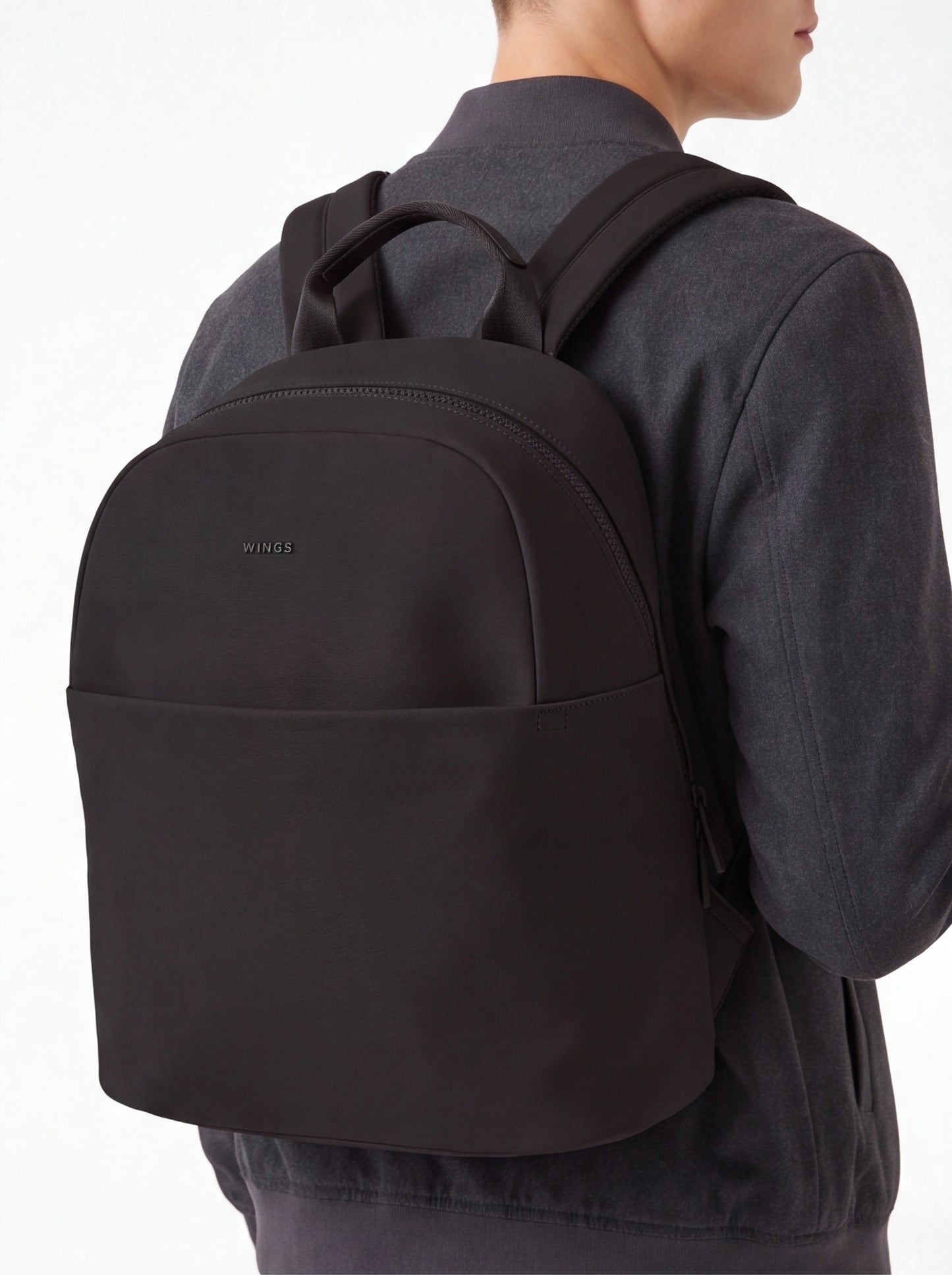 WINGS 12L Backpack for City and Everyday Use BLACK