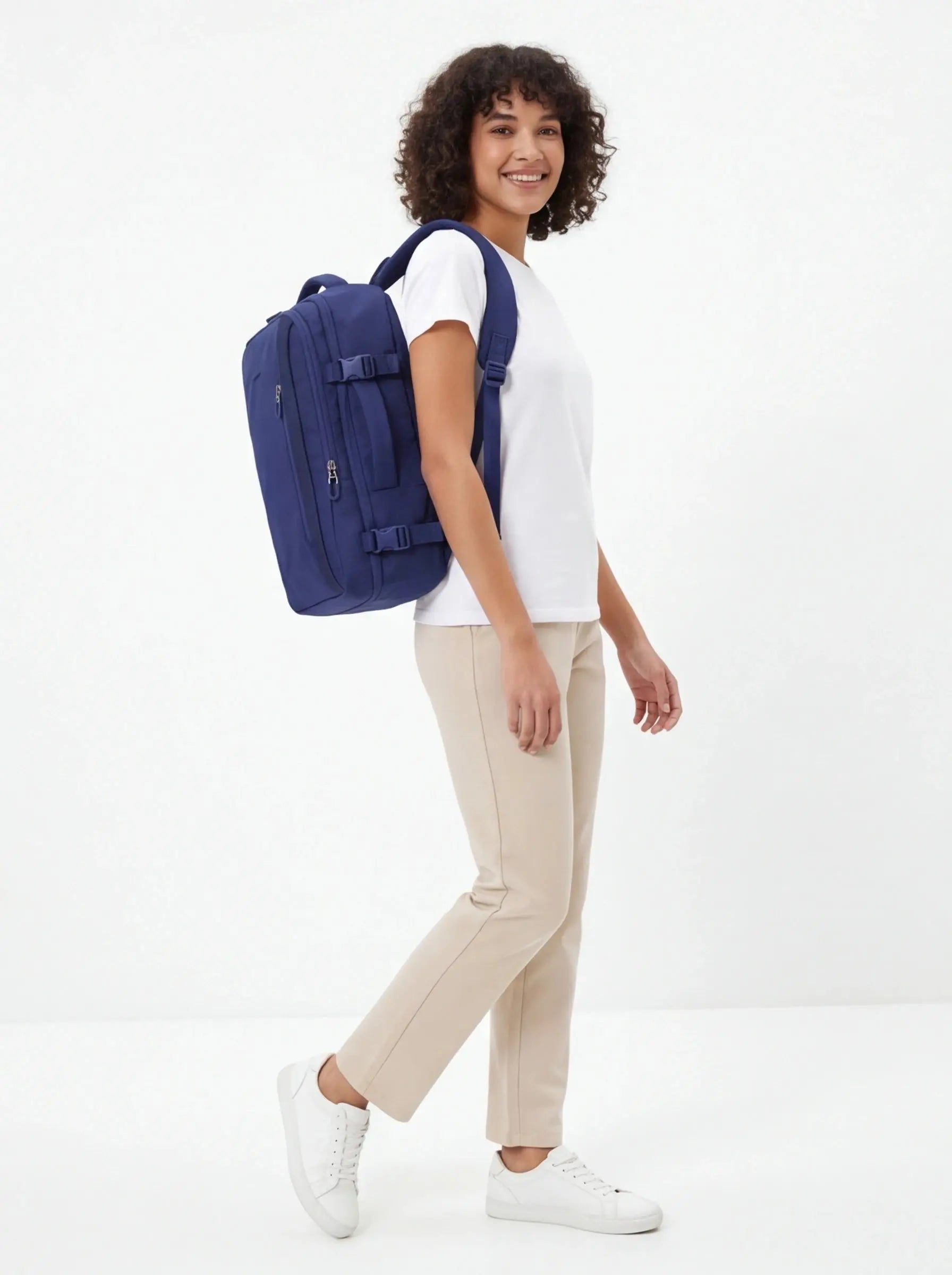 WINGS Plecak wielofunkcyjny SKYLARK poszerzany BLUE SKYLARK COLLECTION