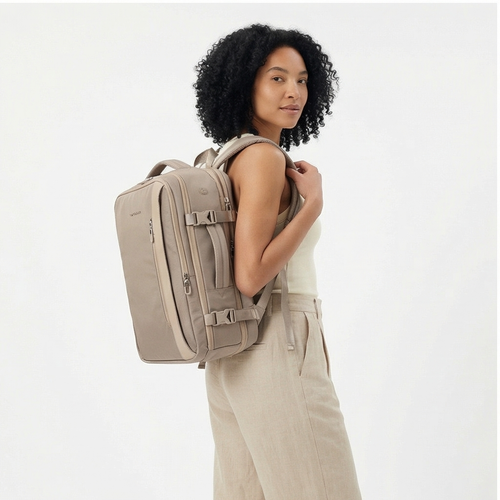 WINGS SKYLARK Expandable Multifunctional Backpack Beige