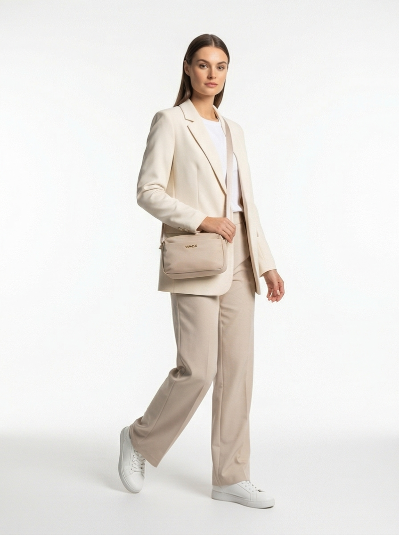 Športová taška WINGS ROSELLA – malá dámska taška cez rameno BEIGE