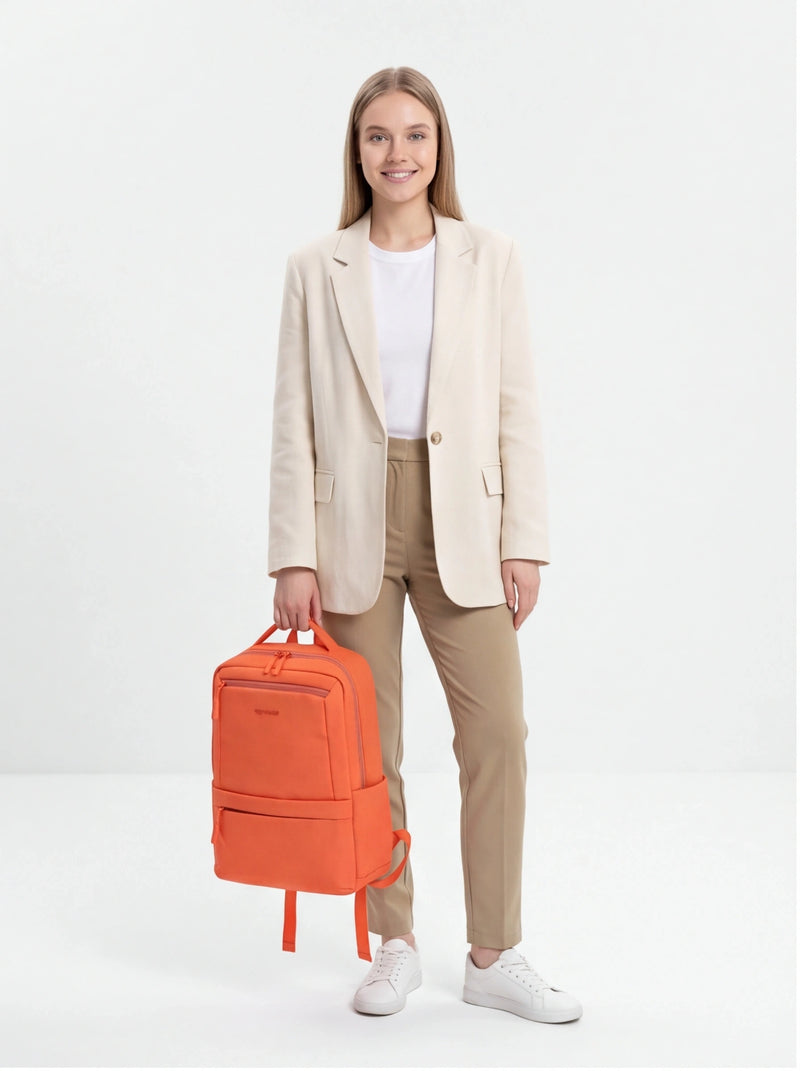 Kabinový batoh WINGS CBP003 zavazadlo s kapsou na notebook do práce a na cesty CORAL