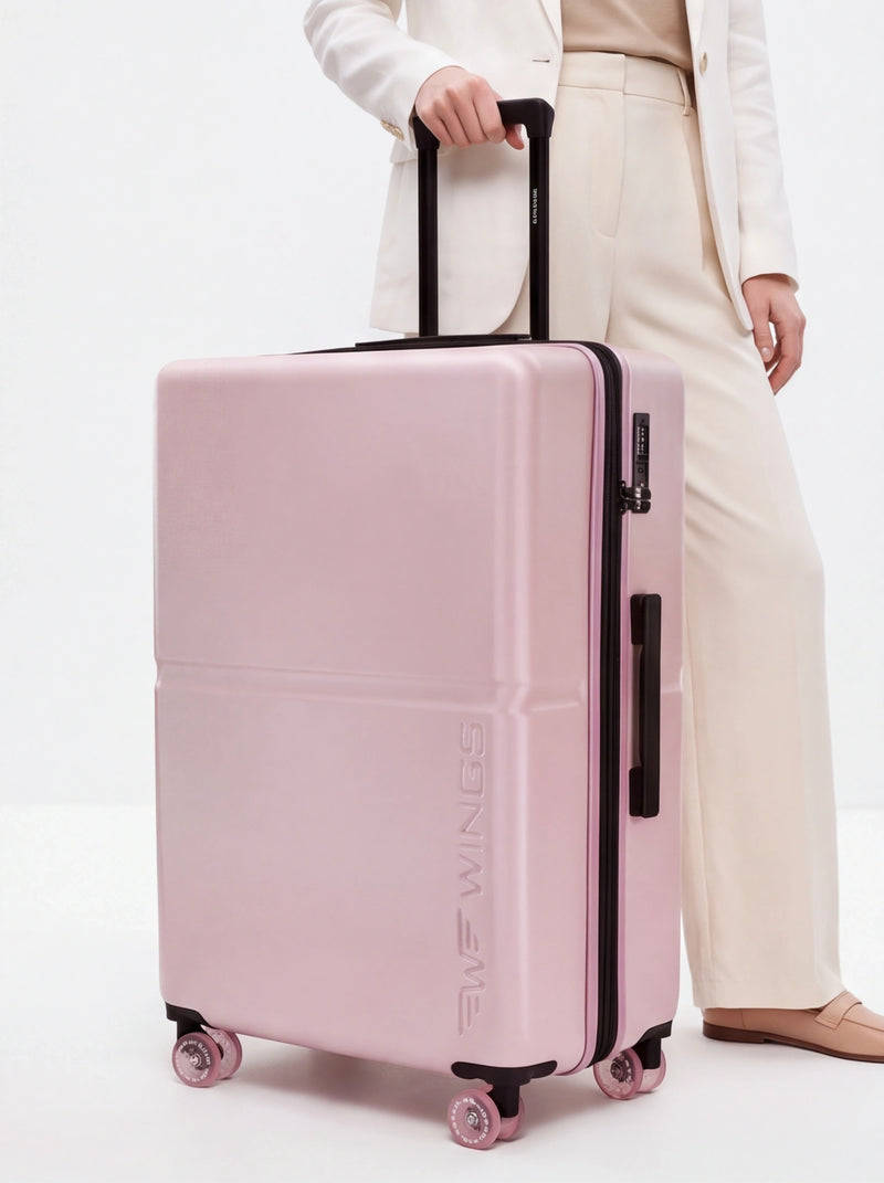 WINGS MAGPIE 28" LARGE SUITCASE ROSE GOLD