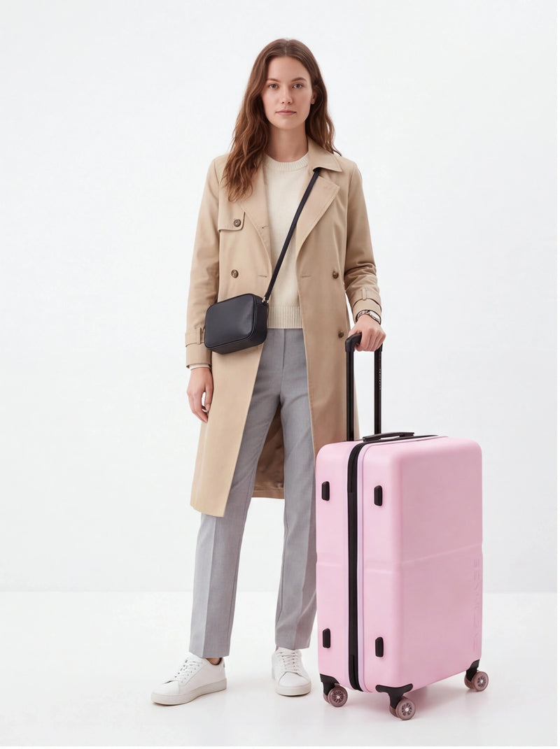 WINGS MAGPIE 28" LARGE SUITCASE PINK